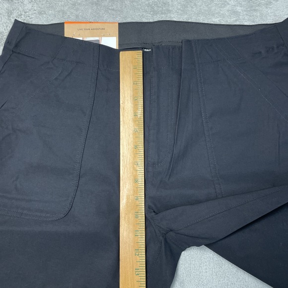 Eddie Bauer Women's 16 Horizon Straight Ankle Pant Black H0897 - Picture 5 of 12